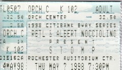 Memorabilia; Ticket to Stomp